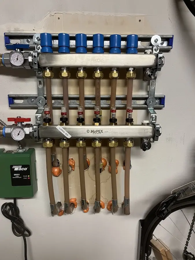 Plumber performing Leak Detection at a residential property in West Palm Beach